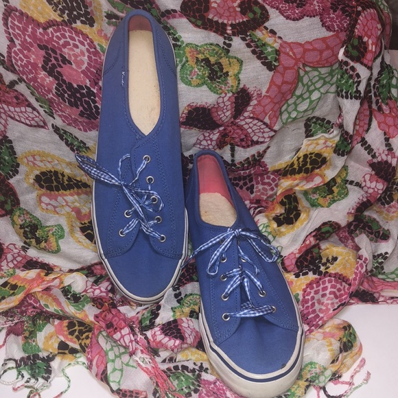Women’s Blue Keds Sneakers 10 - Picture 2 of 9
